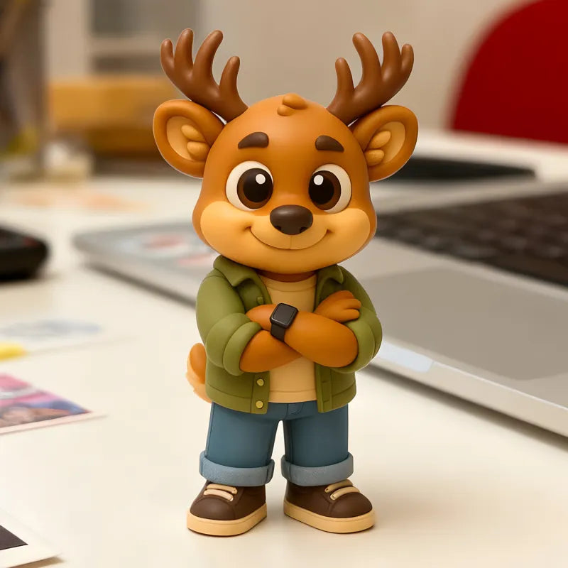 Custom Cute 3D Mini Figure Office Desk Figurine Based on Your Picture Birthday Gift Valentines Gift Christmas Gift