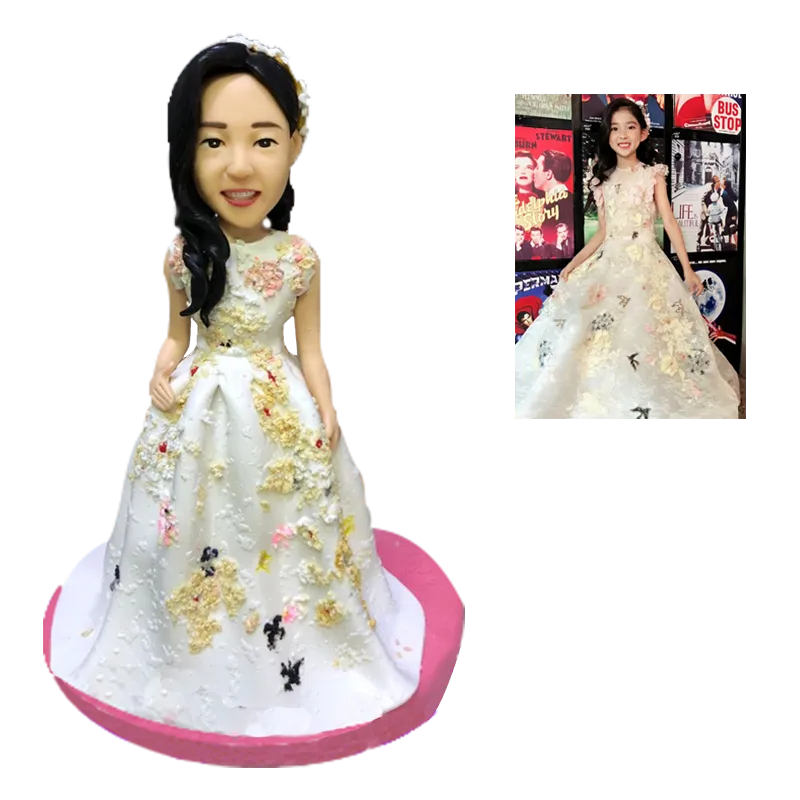 Custom 3D Personalized Bobblehead Figurine - Handmade Polymer Clay Statues from Your Photo, Unique Anniversary, Wedding & Birthday Gift