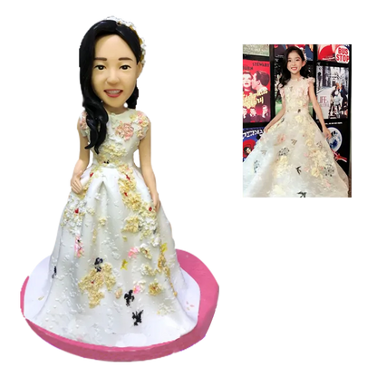 Custom 3D Personalized Bobblehead Figurine - Handmade Polymer Clay Statues from Your Photo, Unique Anniversary, Wedding & Birthday Gift