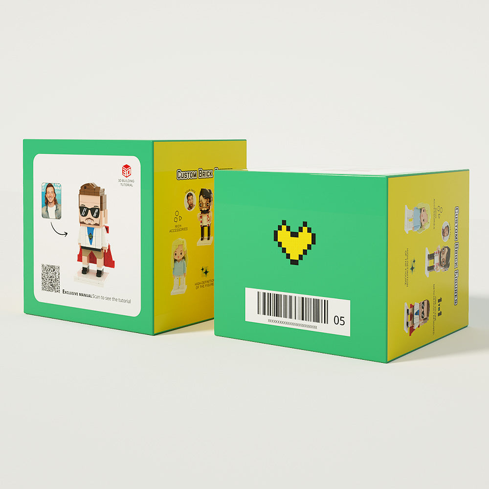 Special Price! Custom Brick Figures 3D Preview Personalized Photo Brick Figures DIY Create Your Own Small Particle Block Toy