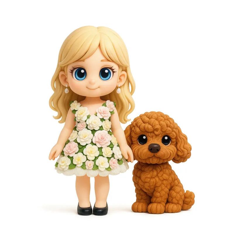 Custom Cute 3D Mini Figure Office Desk Figurine Based on Your Picture Birthday Gift Valentines Gift Christmas Gift